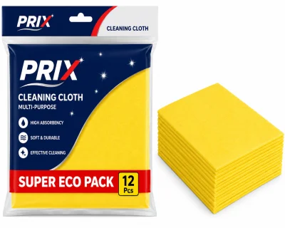 12 Lİ SARI TEMİZLİK BEZİ 